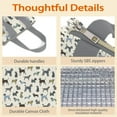 thumbnail image 4 of Cute Animal Dogs Insulated Lunch Bag for Women & Adults,Large Portable Soft Cooler Lunch Bag,Thermal Food Storage Tote with Pearl Cotton,8.66L,8.75x5.75x9.5 Inch, 4 of 6