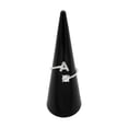 thumbnail image 4 of Anillo Ajustable Letra A Inicial Plata Fina .925 Joyería, 4 of 4