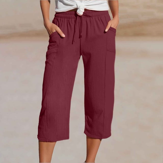 WILLBEST Pantalones Casuales para Mujer, Pantalones Deportivos de Seda Fresca, Pantalones Deportivos Súper Elásticos para Hombres y Mujeres, Ropa Deportiva Elegante y Cómoda para Uso Diario. Grande
