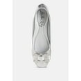 thumbnail image 4 of Navik Rhinestone Buckle Metallic Ballerinas, 4 of 10