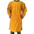 thumbnail image 1 of Leather Welding Work Apron High Collar Long Sleeve Flame Retardant Welding Protective Clothing, 1 of 8
