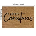 thumbnail image 3 of Festive Christmas Welcome Doormat with Holiday Greeting - Non- Indoor/Outdoor Entry Mat, Great Housewarming Gift for Seasonal Celebrations,A, 3 of 7