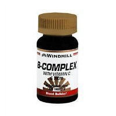 Windmill B-Complex Tablets with Vitamin C and Iron Supplement - 100 Ea