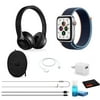 Apple Watch SE (GPS + Cellular, Deep Navy Sport Loop Band) - with Black Beats Headphones (New-Open Box)