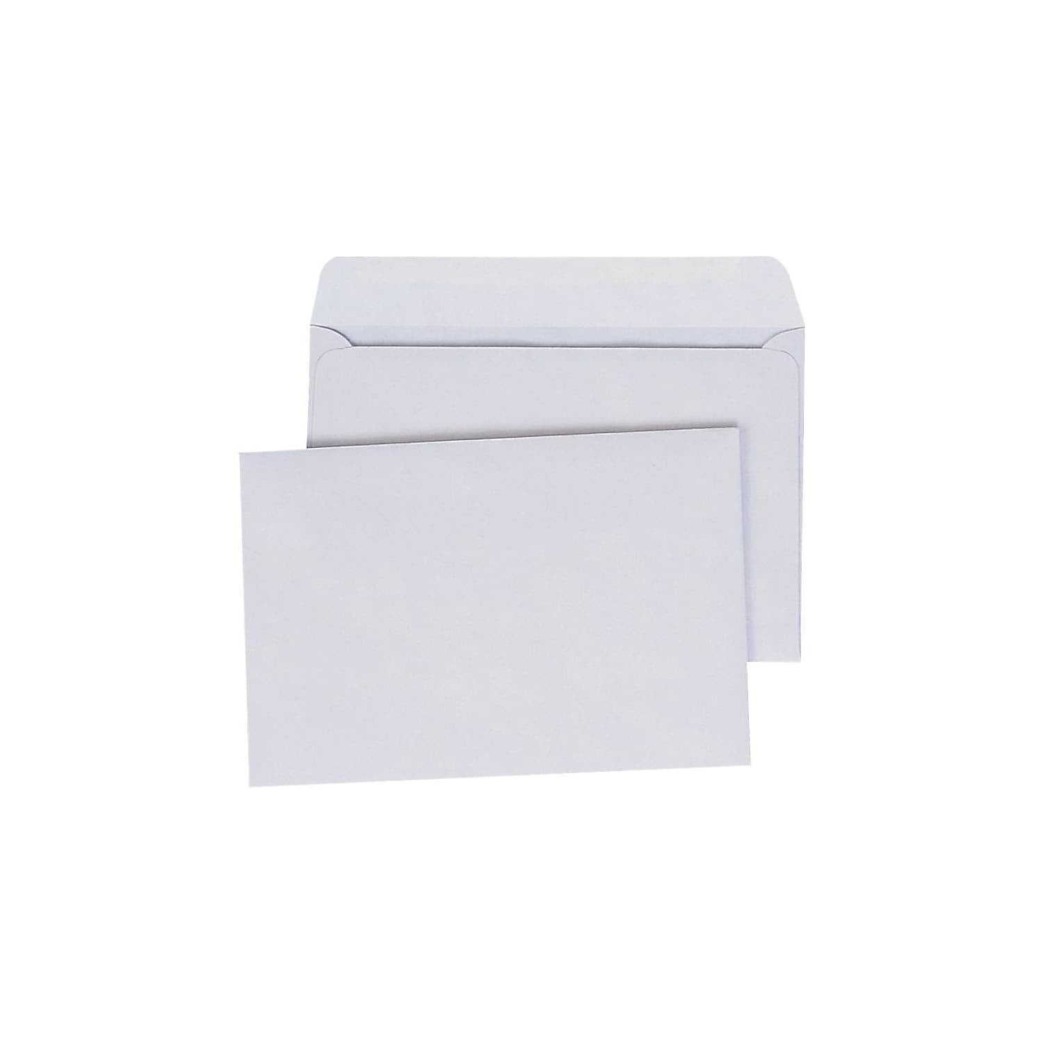 Quality Park Open Side Booklet Envelopes, White, 100 / Box (Quantity)