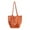 Orange, variant on yuksok Beach Tote Bag Large Shopping Bag Soft Woven Purse for Parties Holiday Women Khaki