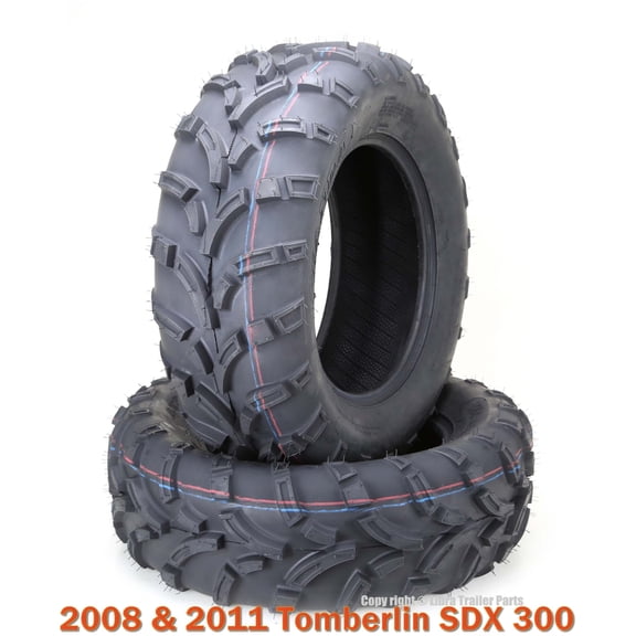 2 Front ATV Tire Set 24x8-12 24x8x12 for 2008 & 2011 Tomberlin SDX 300