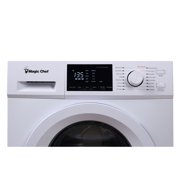 Magic Chef 24 in. 2.7 cu. ft. Front Load Compact Washer in White in White