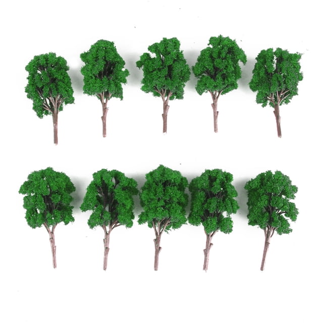 10 Paquetes de árboles Modelo de Plástico DIY para El Del Ferrocarril CUTICAT Árboles modelo de paisaje