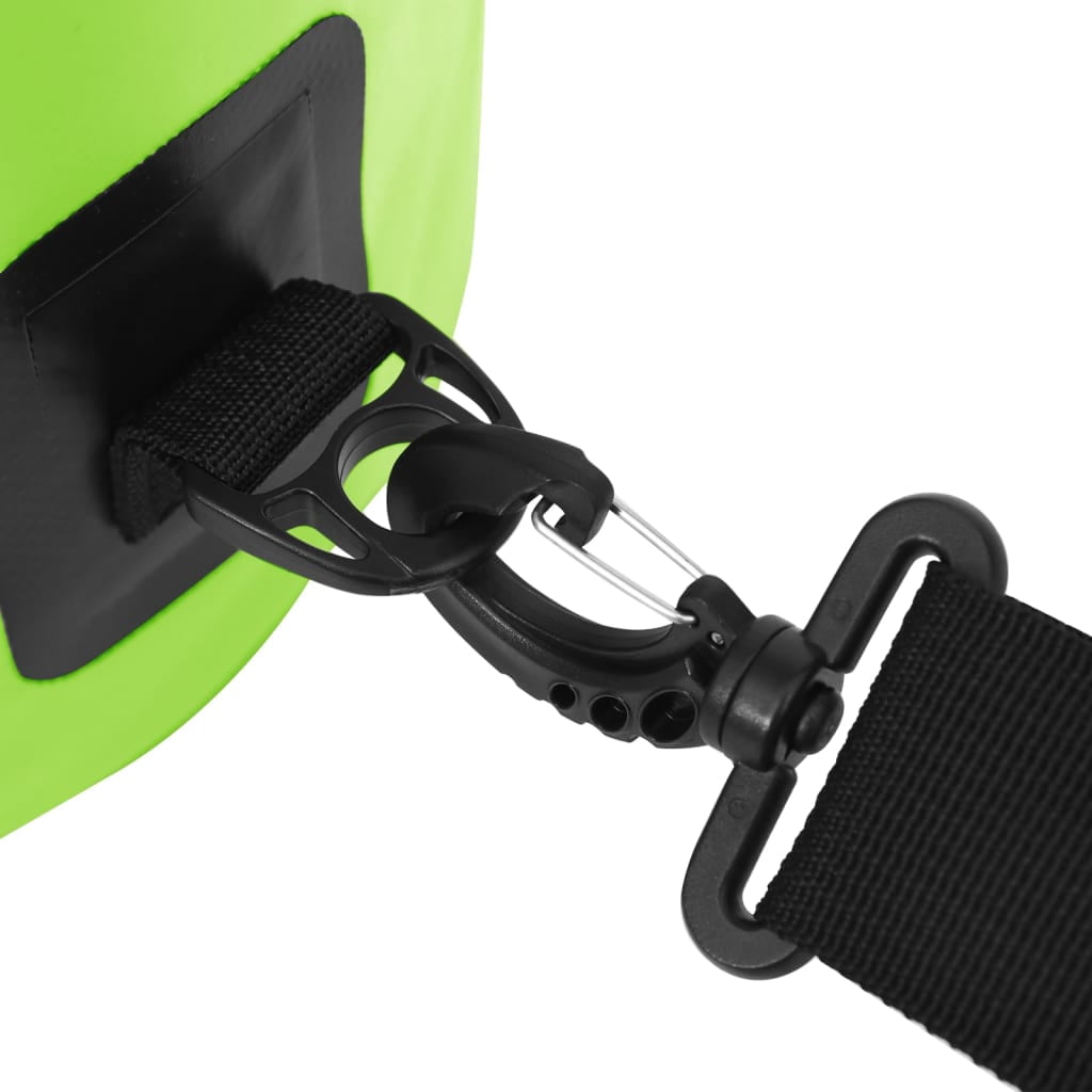 vidaXL Dry Bag Green 5.3 gal PVC