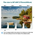 thumbnail image 3 of Peel and Stick Wallpaper Waterproof Archipelago Baltic Sea coast Sweden Wall Mural Decor Self Adhesive and Removable 69in x 98in, 3 of 8