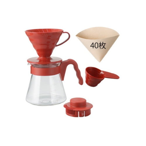 Hario Pour Over Coffee Starter Set Coffee Dripper Set Dripper, Glass S –  Mochalino