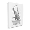 thumbnail image 3 of Stupell Industries Monochrome Elephant Bathing Splashing Water Bathtub , 16 x 20, Design by Annalisa Latella, 3 of 7