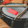 thumbnail image 3 of HEALEEP Drum Stick Head Protective Cover 2Pcs Red Silicone for Silent Practice, 3 of 8