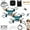 Blue*2, variant on Mini Drone Beginner-Friendly Stunt Flyer, Beginner Friendly Stunt Flyer, 2025 Mini Unmanned Small Four-Axis Remote Control Aircraft, 360° Rotating with LED& Altitude Hold, for All-Ages (Blue)