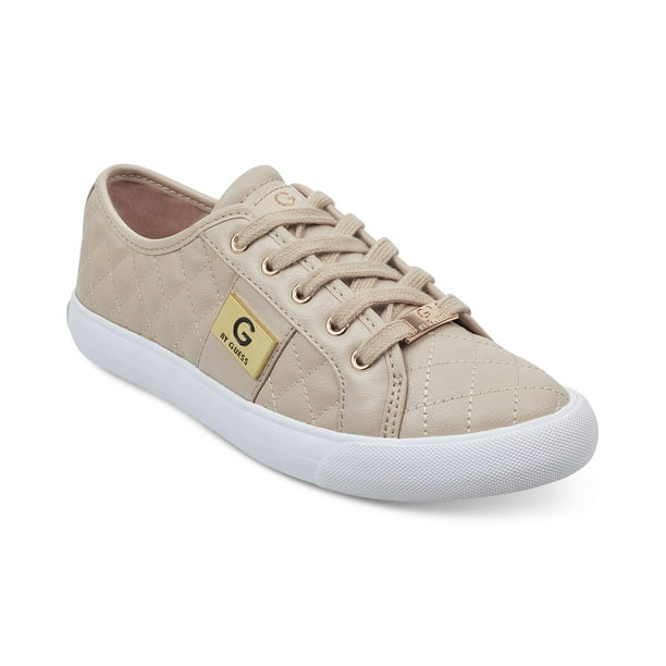 G by Gues - G by Guess Women's Lace Up Leather Quilted Pattern Sneakers ...
