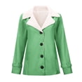 thumbnail image 1 of Summer Jacket For Women,Long Sleeve Plus Warm Solid Color Padded Jacket Woman, 1 of 6