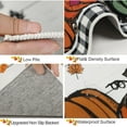 thumbnail image 4 of Fall Kitchen Rugs Sets of 3 Pumpkin Kitchen Mats for Floor Checkered Fall Kitchen Rugs Non Slip Washable Fall Carpet Rugs for Kitchen Floor Thanksgiving Decor, 4 of 6