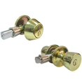 thumbnail image 1 of Tru-Guard Combination Mobile Home Lockset, Polished Brass, 1 of 1