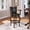 Cappuccino, variant on Boraam Wood Jones Bar Height Swivel Bar Stool in Black finish