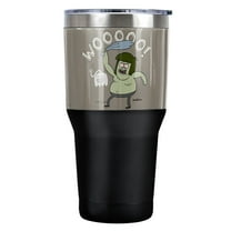 Regular Show Wooooo Stainless Steel Tumbler 30 oz Coffee Travel Cup, Vacuum Insulated & Double Wall with Leakproof Sliding Lid