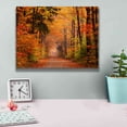 thumbnail image 4 of Epic Graffiti 'Autumn Road' by David Hammond, Giclee Canvas Wall Art, 16"x12", 4 of 6