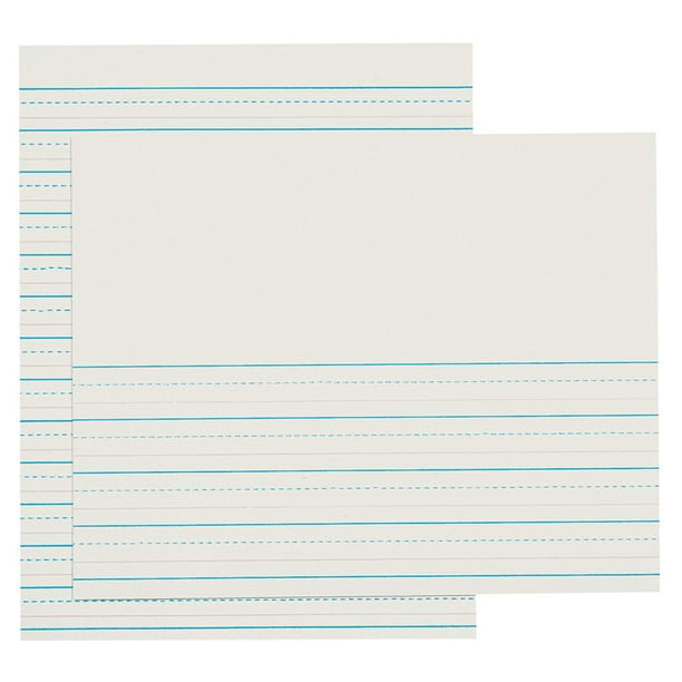 Newsprint Handwriting Paper, SkipALine, Grades 23, 1/2" x 1/4" x 1/4