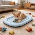 thumbnail image 4 of Pet Cooling Mat for Small Cats Dogs Up to 5 lb - Self-Cooling Pet Bed Pad Non Stick to Fur - Summer Cool Down Mat for Indoor Outdoor Travel Kennel Crate Car Seat - Washable No Electricity Needed, 4 of 6