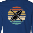 thumbnail image 4 of Inktastic Kayaking Gift Retro Kayak Boating Long Sleeve Youth T-Shirt, 4 of 5
