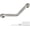 Brushed Nickel, variant on Grab Bars for Bathtubs and Showers- 1-1/4 x 16 Angled Shower Grab Bar for Seniors Knurled Stainless Steel Handicap Grab Bars for Wall (Antique Bronze, 1 Pack)