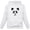 White, variant on TeeStars - Cute Panda Bear Face - Best Gift for Panda Lovers Women Hoodie XX-Large Gray