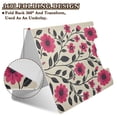 thumbnail image 2 of FORMRS A4 Clipboard Folder with Pen Holder Horizontal Foldable School Office Binder, Pink Flowers, 2 of 9