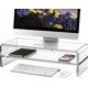 thumbnail image 1 of Soporte de monitor Wymexen, acrílico, 2 niveles, 40/50 cm, para iMac PC, 1 of 8