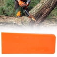 thumbnail image 2 of "8-Inch Heavy-Duty Logging Wedge - High-Friction Orange Plastic Tool for Safe Tree Felling & Wood Splitting", 2 of 7
