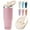 Pink, variant on AQUAPHILE 30 oz Insulated Water Bottles with Straw Lid, Double Walled Vacuum Stainless Steel Travel Tumbler with Handle and Straw, Wide Mouth Thermos Bottle, Lavender