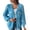 Blue, variant on Women Halloween Cardigan Sweaters Jacquard Knit Tops Ghost Button Up Fall Winter Sweater Button Down Loose Casual Outerwear Trendy Sweater,Size S-Xl