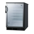 thumbnail image 3 of Commercial glass door built-in craft beer and wine refrigerator with digital thermostat, black cabinet, and lock, 3 of 3