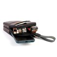 thumbnail image 3 of Bolsa Bolso 3 uds Casual PU deportes hombres teléfono monedero riñonera (marrón vertical), 3 of 5