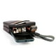 thumbnail image 3 of Bolsa Bolso 3 uds Casual PU deportes hombres teléfono monedero riñonera (vertical negro), 3 of 5