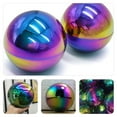 thumbnail image 5 of FENGGUIQU Durable Stainless Steel Mirror Ball Outdoor Garden Decor Multi-Color, 5 of 6