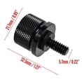 thumbnail image 6 of ALLTIMES Rear Mudguard Seat Bolt Aluminum Screw Quick Mount Universal for Harley Davidson Sportster Touring Softail Dyna with 1/4-20 Thread 1996-2015, Black, 6 of 10