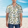 thumbnail image 6 of Picia Funny Chicken Gentle Cotton Regular Fit Short Sleeve Casual Hawaiian Shirt for Men-Medium, 6 of 9