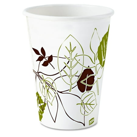 Dixie Pathways Polylined Hot Paper Cups, 8 oz, 1000 count -DXE2338PATH