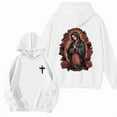 thumbnail image 3 of Our Lady of Guadalupe Hoodie – 2-Sided Religious Graphic Sweatshirt for Women & Men, Christian Faith Pullover, Catholic Gift, Unisex Streetwear, 3 of 6
