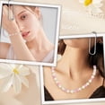 thumbnail image 4 of 1 Box 3 Strands 300PCS 8MM Clear White Crackle Glass Beads with Holes Crystal Round Spacer Spray Painted Loose Charms Bead Bulk, 4 of 9