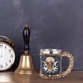 thumbnail image 4 of Moyic Taza de calavera 3D resina acero inoxidable esqueleto copa de vino Metal Retro fiesta café tazas escritorio Vintage vasos coleccionables Mostrada Moyic HA011504-00B, 4 of 6