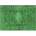 thumbnail image 1 of Ahgly Company Indoor Rectangle Persian Emerald Green Traditional Area Rugs, 8' x 10', 1 of 4