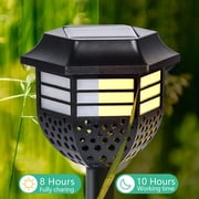 4 Pack Solar Pathway Lights IP65 Waterproof Outdoor Landscape Lights
