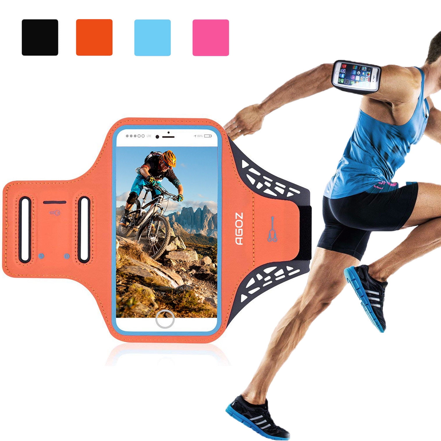 ALCATEL 3V Quality Gym Running Sports Workout Armband Phone Case Cover 