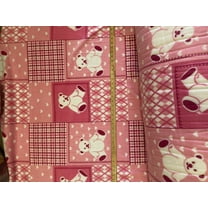 Teddy Bears Print on Pink Fleece Fabric 58”/60” Wide and Sold by the Yard